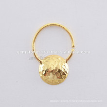 Designer Nose Ring Jewelry Manufacturer, bijoux faits à la main en or plaqué or